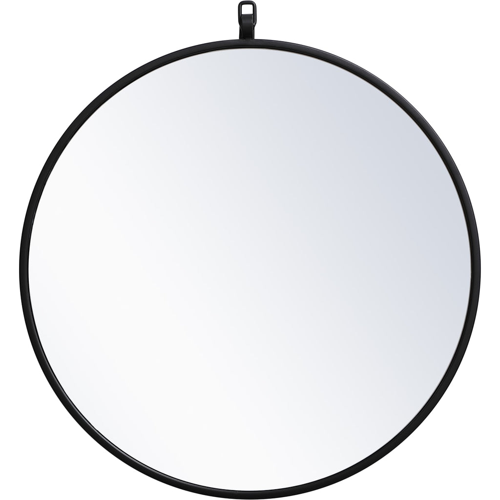 Elegant Lighting Eternity 21in Traditional Circular Framed Wall Mirror