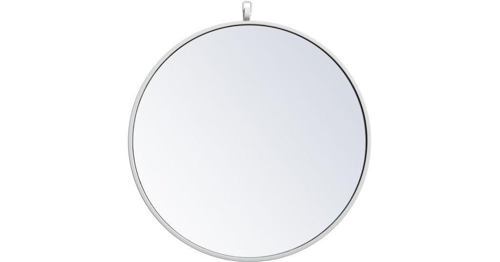 Elegant Lighting Eternity 21in Traditional Circular Framed Wall Mirror